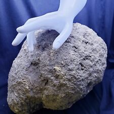 11” Large Unopened Geode Crystal Quartz Break your Own Kentucky 19.7Lb Rattler picture