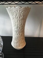 Lenox Vase 11 Inches Embossed Sculpted Vines Wentworth Collection - GREAT COND picture