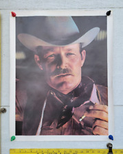 Vintage Cigarette Advertisement Poster Marlboro Man Smoking 🚬 Cowboy Western picture