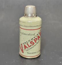 VALSPAR Paint & Varnish dated 1912 Advertising Tin SEWING KIT Valentine & Co picture