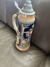 “Old German” Beer Stein ~ 14” Tall ~ * 1.5 Liter picture