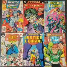 JUSTICE LEAGUE AMERICA SET OF 54 ISSUES (1987) DC COMICS ADAM HUGHES MAGUIRE+ picture