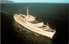 Miami Florida FL SS Azure Seas Ship Western Cruise Lines Postcard picture