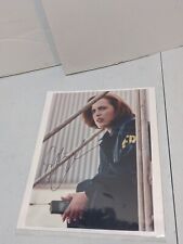 Gillian Anderson signed autographed 8x10 photo X-Files  in FBI Jacket picture