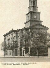 Postcard Private mailing card C.1898 N.Y Ave Presbyterian church Wash D.C. picture