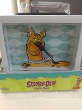 SCOOBY DOO clock Alarm Clock NEW IN BOX lighted Dial 2002 vtg. freesp picture