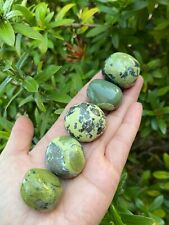 Grade A++ Serpentine Tumbled Stones, 1-1.25 Inch Tumbled Serpentine Stones picture