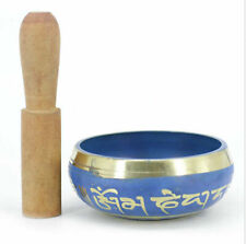 9.5cm Healing Music Singing Bowl Tibetan Buddhist Yoga Meditation Copper picture