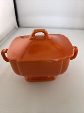 Vintage Homer Laughlin Riviera Orange Ceramic 4