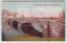 Postcard Vintage 1908 Emrichsville Bridge in Indianapolis, IN picture