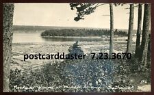 CHATHAM New Brunswick 1930s Middle Island. Real Photo Postcard picture