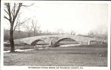 Stone Bridge in Franklin County Pennsylvania PA 1960s vintage postcard picture