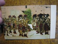 Vintage Linen Postcard Unused Hopi Moqui Snake Dance Arizone Benham Company CA picture