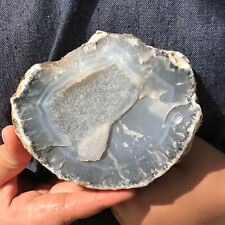 750g Top Natural Agate Geode Quartz Rough Crystal Specimen Reiki Healing.LW151 picture