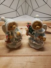 Set Of Two Cherished Teddies Christmas Decoration 1996 Collectible picture