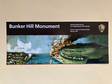BUNKER HILL MONUMENT NATIONAL PARK BROCHURE REVOLUTIONARY WAR BOSTON MASACHUSETS picture