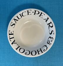 Vintage Emma Bridgewater Chocolate Sauce & Pears Cornflakes & Muesli Bowl 6-5/8