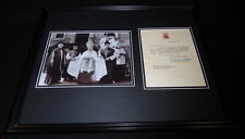 Cardinal Francis Spellman Signed Framed 16x20 1953 Letter & Photo Display picture