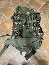 US Military CFP-90 Lg Field Pack Internal Frame Woodland Camo Backpack Rucksack  picture