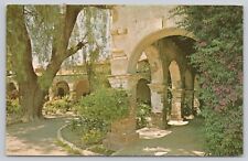 San Juan Capistrano California, Mission Corridor Arches, Vintage Postcard picture