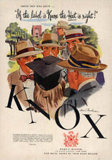 If the label is Knox, the Hat is Right Summer Headwear by Knox ad 1946 picture