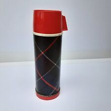Vintage Universal Vaccum  Products Thermos Rare? Plaid picture
