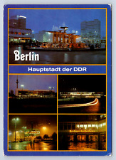 Vintage Postcard Berlin Alexanderplatz Palast der Republik Weltzeituhr picture