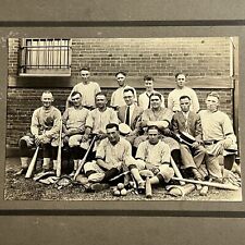 Antique Cabinet Card Photograph Lunatic Hospital Baseball Team ID Harrisburg PA picture