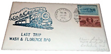 JULY 1970 SCL SEABOARD COAST LINE LAST TRIP TRAIN #75 RPO WASHINGTON & FLORENCE picture