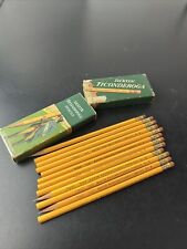 Vintage Dixon Ticonderoga #2 Box W/ Eaton Manufacturing Pencils 1 Doz. picture