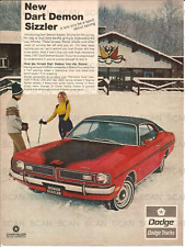 1971 Dodge Dart Demon Vintage Magazine Ad    'Dart Demon Sizzler' picture
