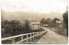 RPPC 1900s Wells New York NY Main Street View Bridge Real Photo Vintage Postcard picture