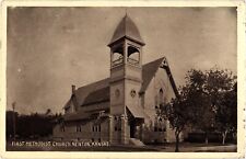 1909 First Methodist Church Newton Kansas Antique Postcard picture