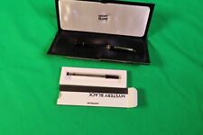 MONT BLANC black  MEISTERSTRUCK Rollerball pen in case with new ink picture