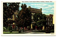 Vintage Main Building, Castle Heights Military Academy, Lebanon, TN Postcard picture