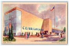 c1940's Century Progress Czechoslovakian Building Chicago Illinois IL Postcard picture