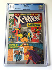 X-Men #71 CGC 8.0 1971 Marvel Comic Book Bronze Age Werner Roth Cover Prof X picture