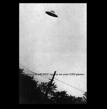 1952 UFO Flying Saucer PHOTO Passaic New Jersey Space Aliens DAYLIGHT DISC picture