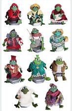 Vintage Russ Berrie Frogs Shelf Sitters, Set Of 11. Holiday, Country Folks +++ picture