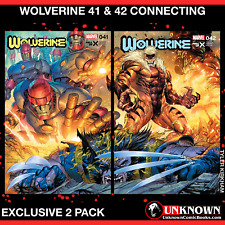 [2 PACK TRADE] WOLVERINE #41 & #42 UNKNOWN COMICS TYLER KIRKHAM EXCLUSIVE CONNEC picture
