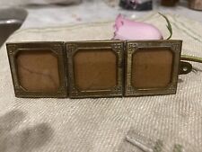 Antique Triple Vanity Frame 1930’s Very Rare To Find One With Original Glass. picture