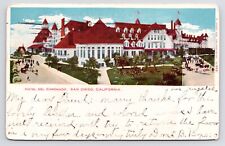 c1905~Hotel Coronado~The Del~Front Exterior~California CA~Antique Postcard picture