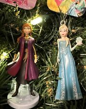 2ct New Disney Frozen Princess Sisters (Elsa & Anna) Christmas Tree Ornament Set picture