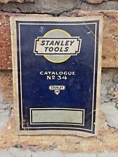 ANTIQUE 1927 STANLEY WOOD TOOLS SW SWEETHEART CATALOGUE NO 34 WORKING PLANE BOOK picture