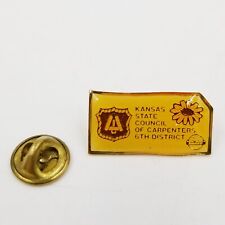 Vintage Kansas State Council of Carpenters 6th District Pin picture