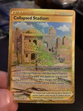 2022 Pokemon Collapsed Stadium Lost Origin Secret Rare Gold #215/196 NM picture