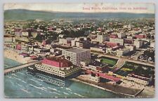 Long Beach California, Downtown Aerial View, Vintage Postcard picture