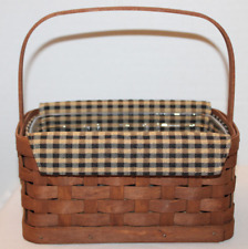 LONGABERGER  TWO PINT  BASKET,  FABRIC, PROTECTOR,  CARD, 2007 picture