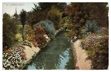 Vintage An Irrigation Ditch Los Angeles CA Postcard c1910 Divided Back picture