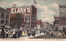 Syracuse NY Clark Music later Sibley's Department Store Vtg Postcard C39 picture